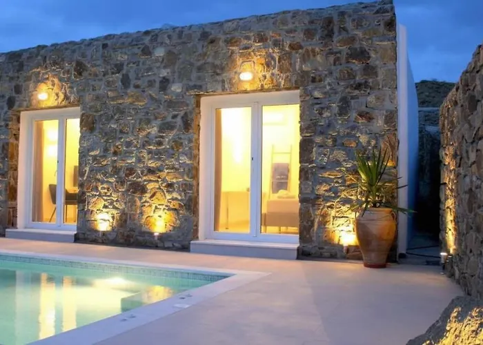 Ferienhaus Premium Bright Design With Pool Kalafatis